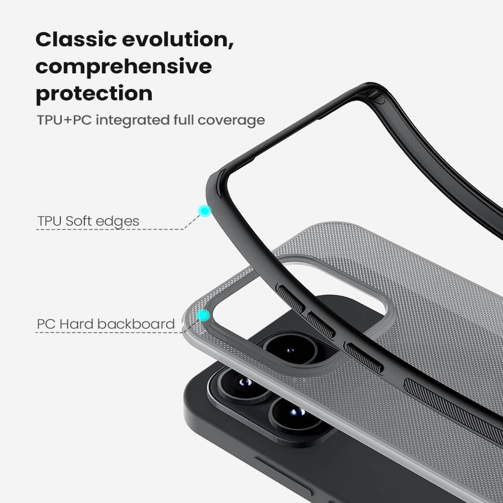Чехол-крышка NILLKIN для Xiaomi 17 (серия Frosted shield Pro Clear)
